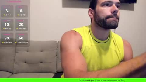 Onlyfans chasingfit Instagram the arguer Twitter chasingfitOF online show from June 21, 6:13 pm