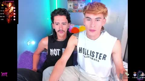 SANTI  AND JORDAN online show from April 29, 10:16 pm