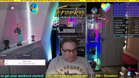 Professional Moderator  Mick Mickey online show from May 8, 6:08 pm