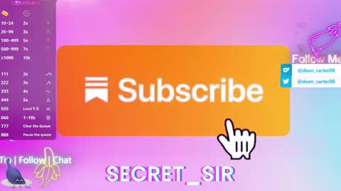 Dean Carter online show from May 5, 9:37 pm