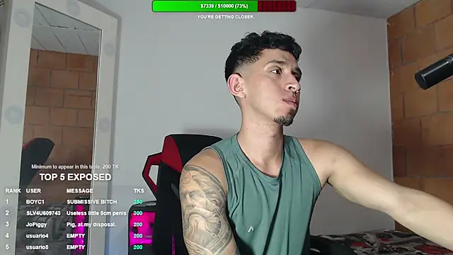 stevenSEX123 online show from July 3, 2:18 am