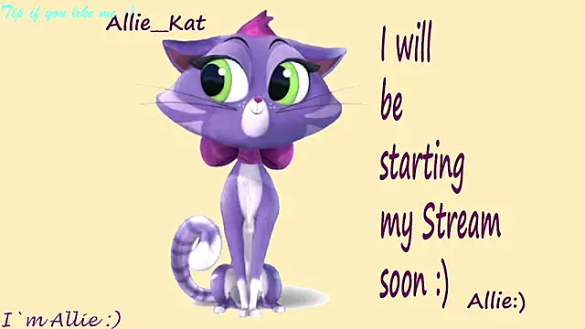 Allie Kat online show from May 23, 2:22 pm