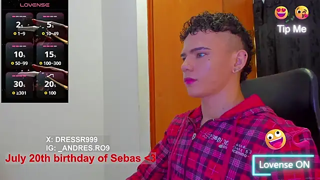 sebascuterouss online show from July 18, 12:32 pm
