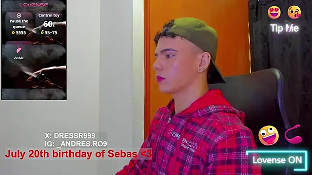 sebascuterouss online show from July 19, 12:44 pm
