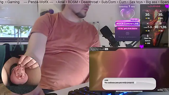 Panda-WolfX online show from July 8, 4:44 pm