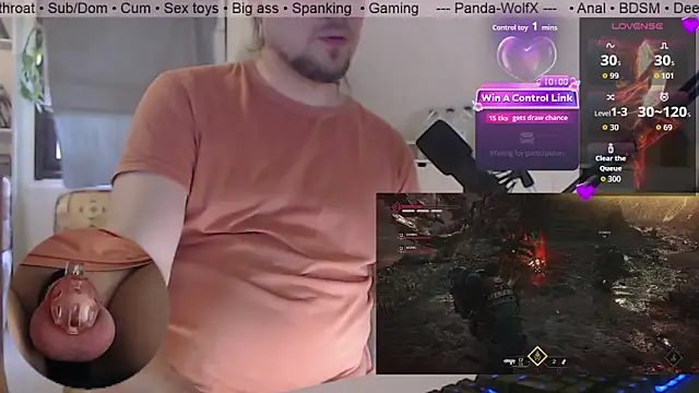 Panda-WolfX online show from July 9, 4:44 pm
