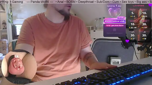 Panda-WolfX online show from July 7, 4:33 pm