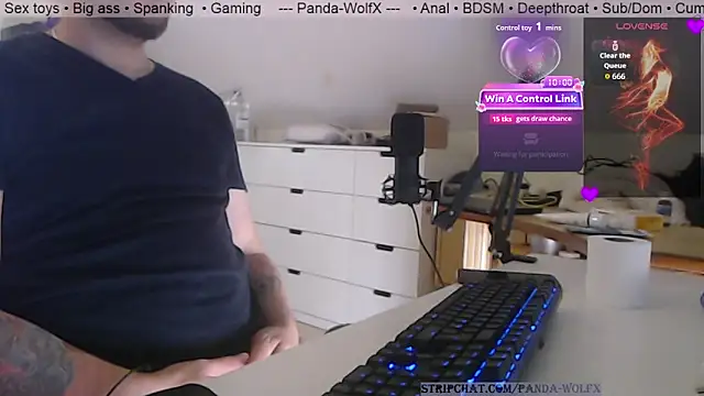 Panda-WolfX online show from July 22, 3:26 pm