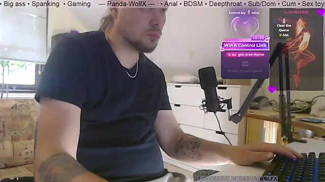 Panda-WolfX online show from July 21, 3:14 pm