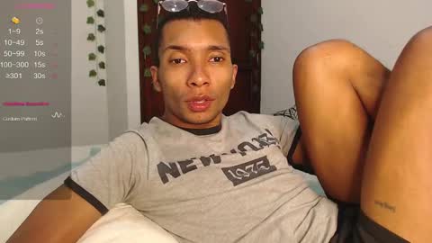 Snapshot of aaronblack1_ chatting on January 5, 11:44 pm Heyy my name is Aaron online show from January 5, 11:44 pm