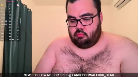 alexxxbear online show from February 4, 8:37 pm