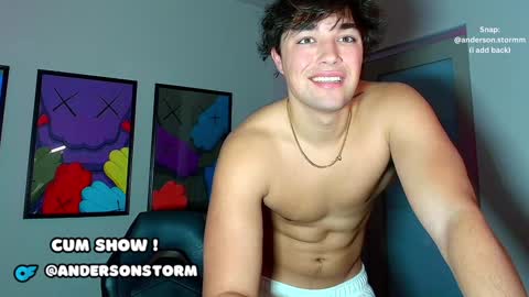Snapshot of andersonstorm chatting on January 21, 3:27 am Anderson Storm online show from January 21, 3:27 am