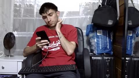 Snapshot of arongfranco chatting on October 6, 3:00 am Aron G Franco online show from October 6, 3:00 am