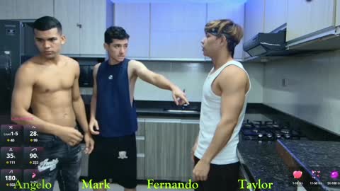 Snapshot of boysgang_sex chatting on December 16, 11:33 am Angelo Mark Fernando Taylor online show from December 16, 11:33 am