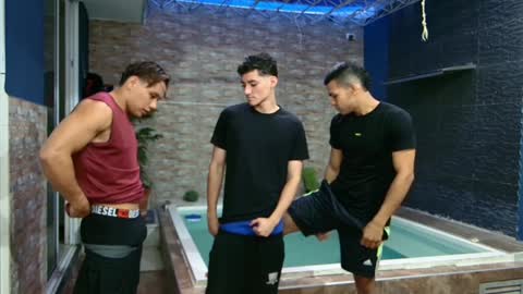 Snapshot of boysgang_sex chatting on February 4, 11:49 am Angelo Mark Fernando Taylor online show from February 4, 11:49 am