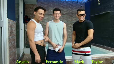 Snapshot of boysgang_sex chatting on January 25, 11:44 am Angelo Mark Fernando Taylor online show from January 25, 11:44 am