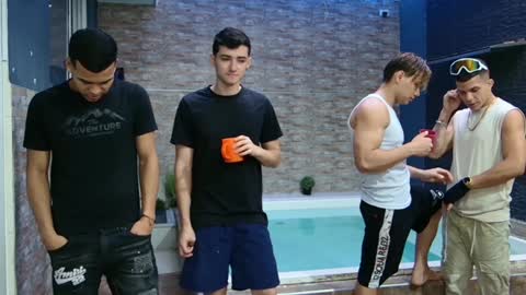 Snapshot of boysgang_sex chatting on December 27, 11:50 am Angelo Mark Fernando Taylor online show from December 27, 11:50 am