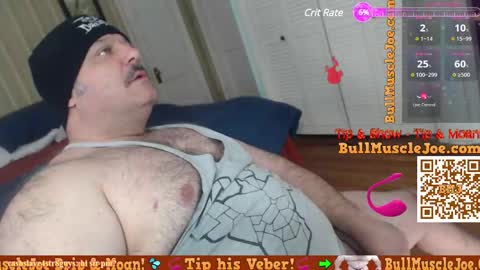 Snapshot of bullmusclejoe chatting on December 13, 8:15 pm BullMuscleJoe online show from December 13, 8:15 pm