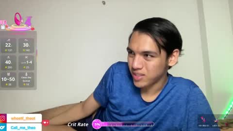 Snapshot of call_me_theo chatting on October 1, 3:05 pm Mateo online show from October 1, 3:05 pm