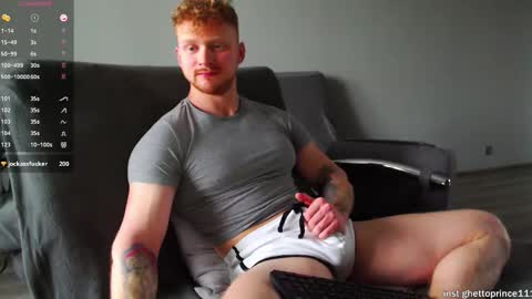 Snapshot of chris_boy37 chatting on March 5, 8:21 am redhead thief of sausages and hearts online show from March 5, 8:21 am
