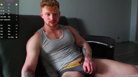 Snapshot of chris_boy37 chatting on March 6, 8:19 am redhead thief of sausages and hearts online show from March 6, 8:19 am