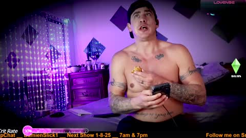 Damien Slick online show from January 9, 10:20 pm