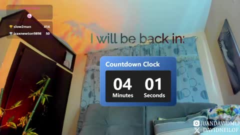 David Neill online show from May 9, 12:55 am