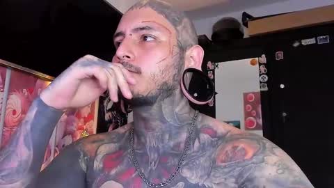 Snapshot of death_ink666 chatting on January 9, 8:33 pm online show from January 9, 8:33 pm