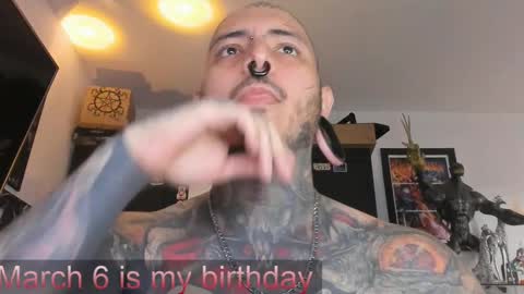 Snapshot of death_ink666 chatting on March 2, 6:24 pm online show from March 2, 6:24 pm