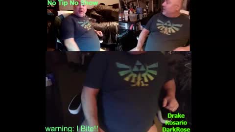 Snapshot of drake_r_darkrose chatting on January 12, 9:30 am Drake D Vamp aka Drake DarkRose online show from January 12, 9:30 am
