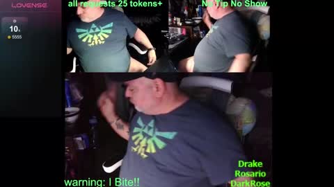 Snapshot of drake_r_darkrose chatting on January 13, 3:45 am Drake D Vamp aka Drake DarkRose online show from January 13, 3:45 am