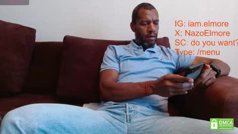 Snapshot of elmorenazogt chatting on February 22, 10:48 pm My name is Elmore. Please say hello I like to chat with you. If you have requests or dirty talk please use tip online show from February 22, 10:48 pm