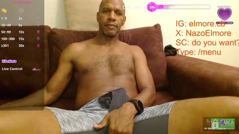 Snapshot of elmorenazogt chatting on December 28, 3:26 am My name is Elmore. Please say hello I like to chat with you. If you have requests or dirty talk please use tip online show from December 28, 3:26 am