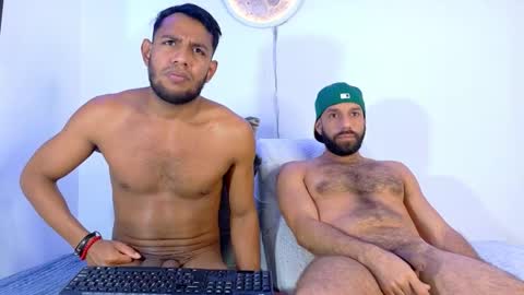 Snapshot of fantastic_couple_mens_ chatting on October 10, 7:46 am Andres online show from October 10, 7:46 am