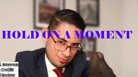 SERGIO THE SEX LAWYER online show from January 13, 7:21 pm