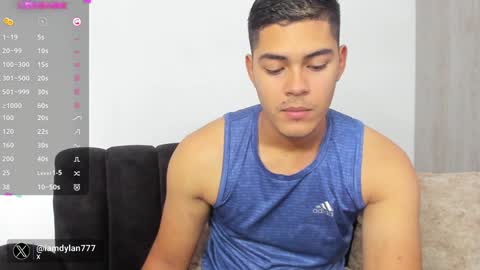 Snapshot of iamdylan777 chatting on December 6, 12:49 pm Dylan independent model online show from December 6, 12:49 pm
