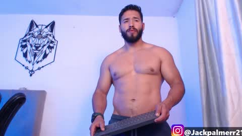 Snapshot of jack_master_muscle chatting on October 17, 12:36 am jack and leah online show from October 17, 12:36 am