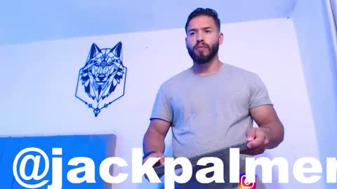 Snapshot of jack_master_muscle chatting on October 5, 1:20 am jack and leah online show from October 5, 1:20 am