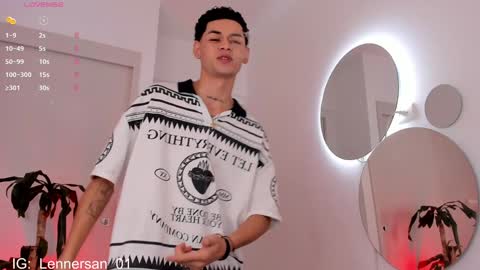 Snapshot of lennercollins_ chatting on January 30, 1:33 am Lenner INDEPENDENT MODEL online show from January 30, 1:33 am
