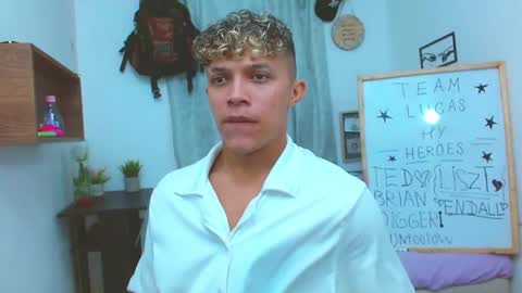 Snapshot of lucas_luxx1 chatting on October 20, 12:03 am Lucas Luxx online show from October 20, 12:03 am