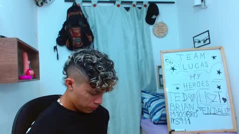 Snapshot of lucas_luxx1 chatting on October 21, 12:14 am Lucas Luxx online show from October 21, 12:14 am