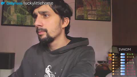 Snapshot of lucky_littlehorse77 chatting on February 18, 3:32 pm Luca Lucky online show from February 18, 3:32 pm
