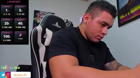 Snapshot of marco_diaz1 chatting on February 2, 12:40 am Marco Diaz online show from February 2, 12:40 am