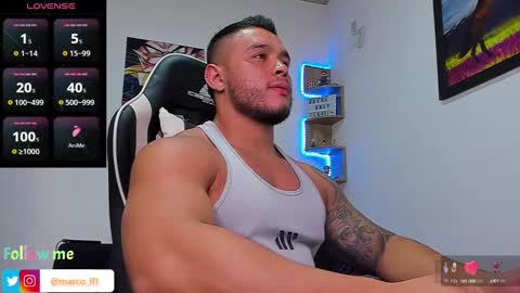 Snapshot of marco_diaz1 chatting on March 6, 9:31 pm Marco Diaz online show from March 6, 9:31 pm