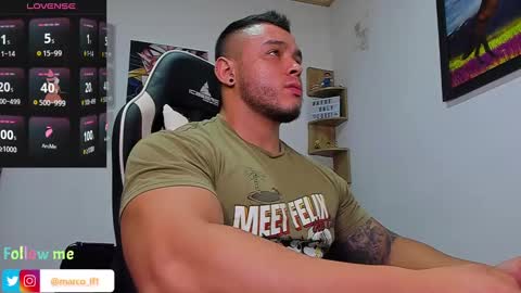 Snapshot of marco_diaz1 chatting on January 4, 11:17 pm Marco Diaz online show from January 4, 11:17 pm