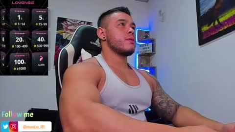Snapshot of marco_diaz1 chatting on February 15, 11:05 pm Marco Diaz online show from February 15, 11:05 pm