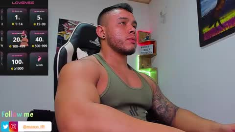 Snapshot of marco_diaz1 chatting on January 4, 12:16 am Marco Diaz online show from January 4, 12:16 am