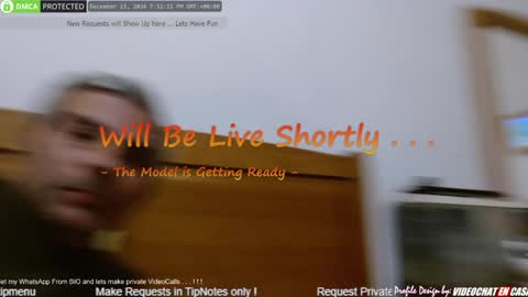 Snapshot of mr_cuddler chatting on December 23, 7:52 pm Mr. Cuddler online show from December 23, 7:52 pm