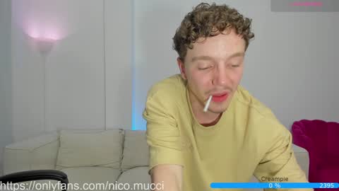 Snapshot of niico_18 chatting on January 30, 6:03 am Nicolas Mucci online show from January 30, 6:03 am