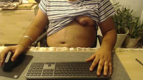 Snapshot of ohfck11 chatting on February 2, 10:39 pm Chubby Gary online show from February 2, 10:39 pm